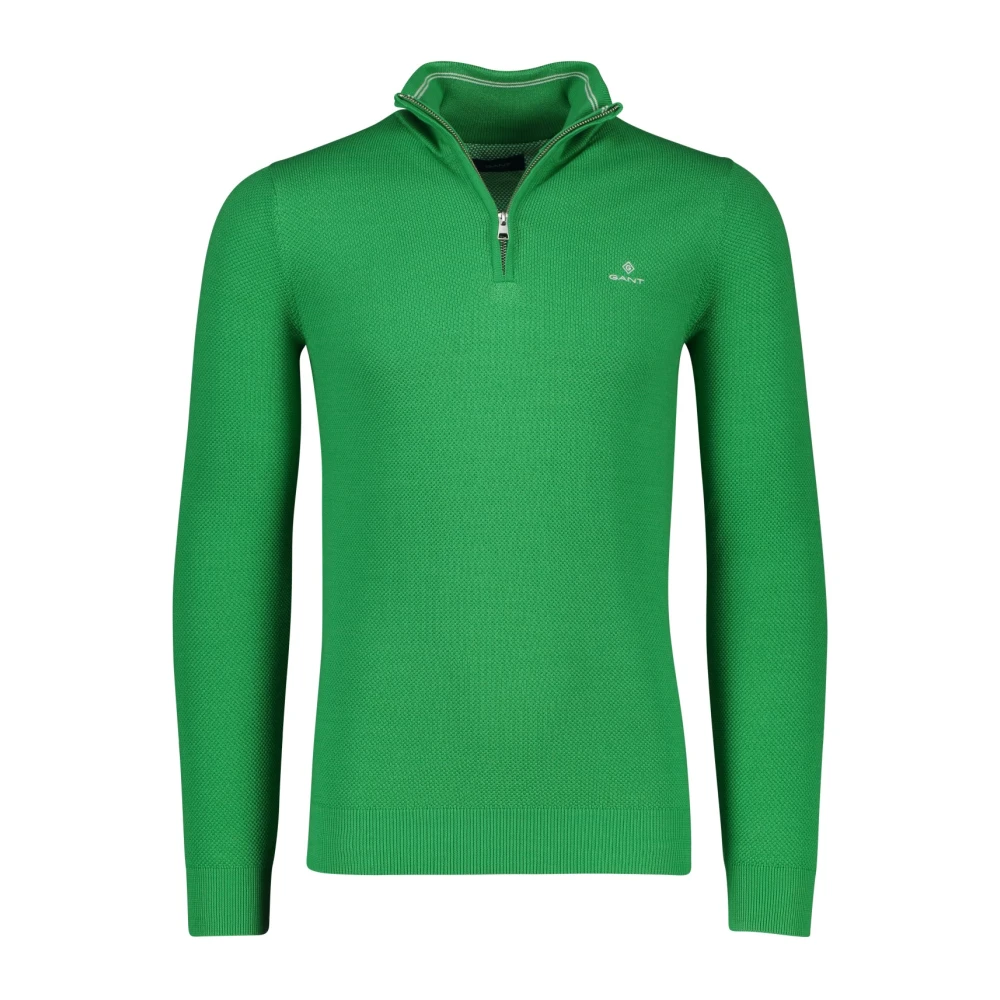 Gant Groene Coltrui met Halve Rits Green Heren