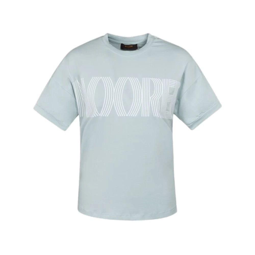 Moorer Women's Blue T-Shirts, S, Olisa-Jfl T-Shirt