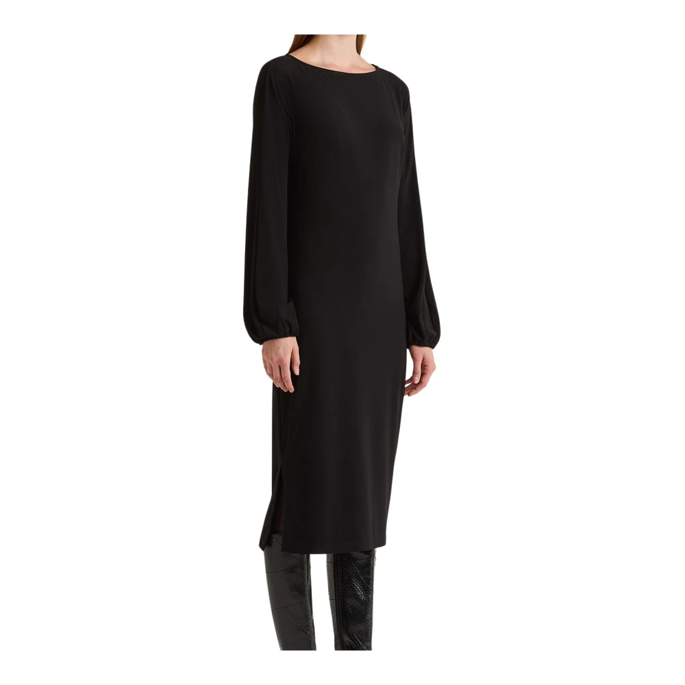 Maliparmi Donna Nero Tecno Jersey Dress
