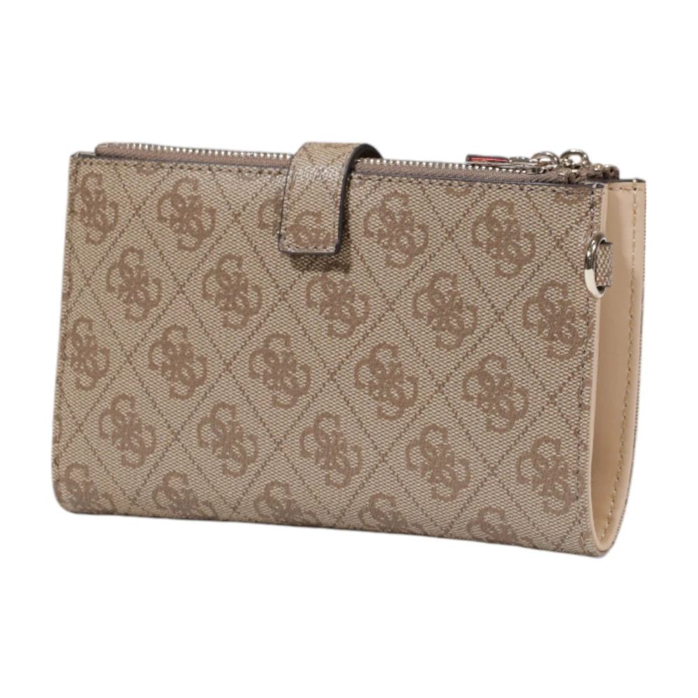 Guess Damesportemonnee van polyurethaan uit collectie Brown Dames