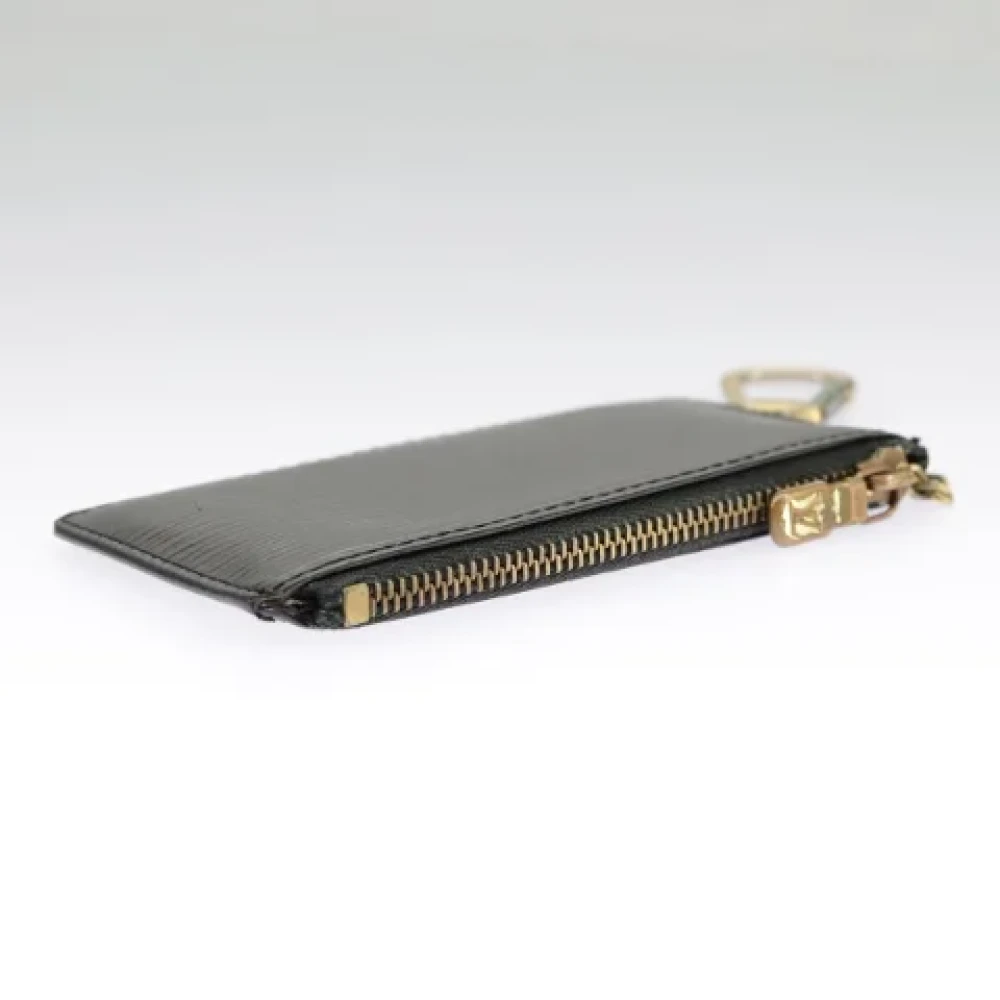 Louis Vuitton Vintage Pre-owned Leather wallets Black Dames