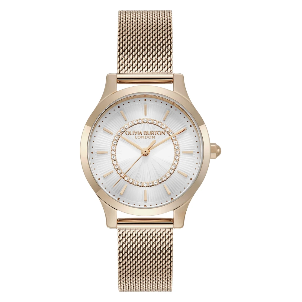 Olivia Burton Women's Yellow Wonderlust Mesh Bracelet Watch