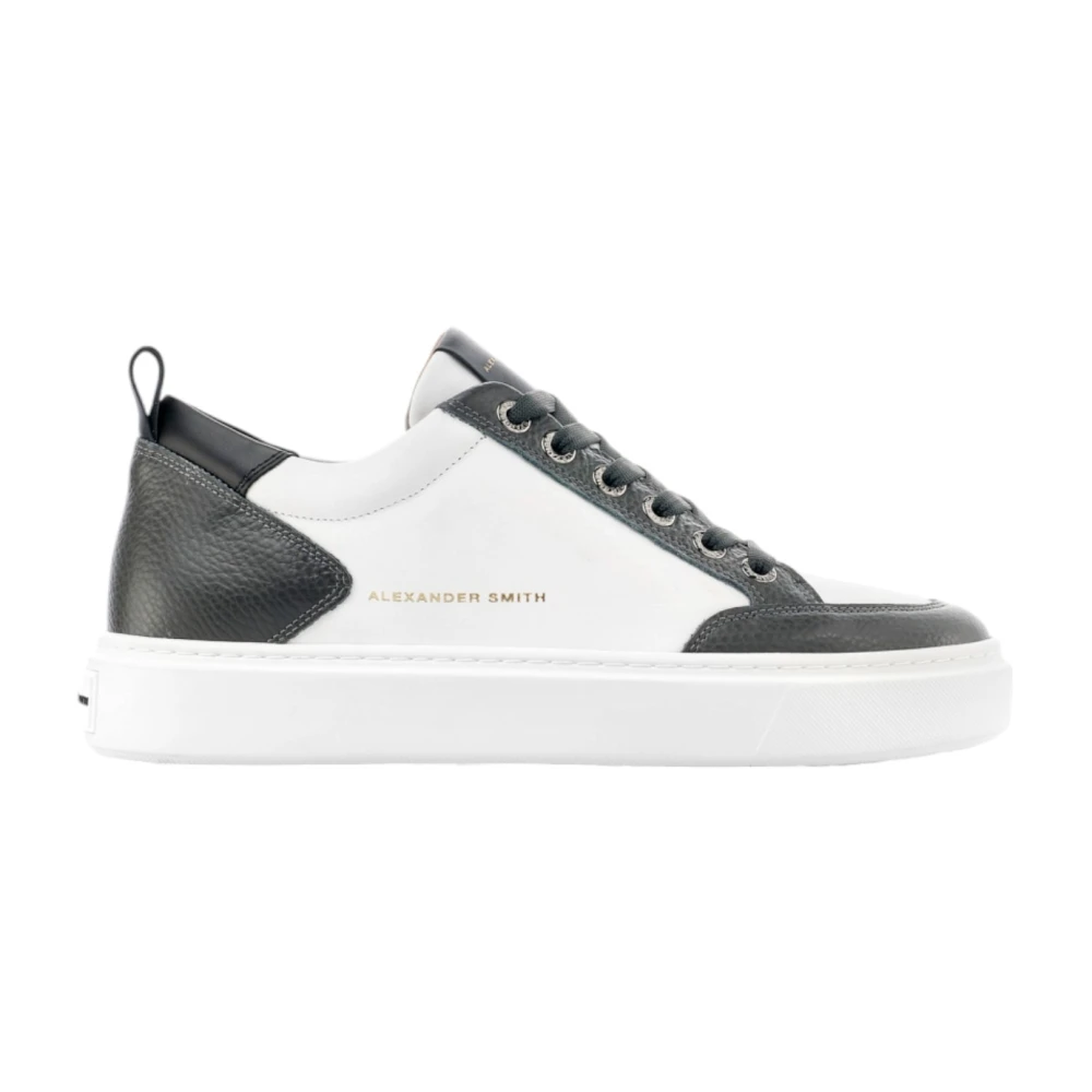 Alexander Smith Grijs Wit Bond Man Sneaker White Heren