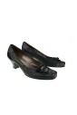 escarpin-tendance-noir-or-en-cuir