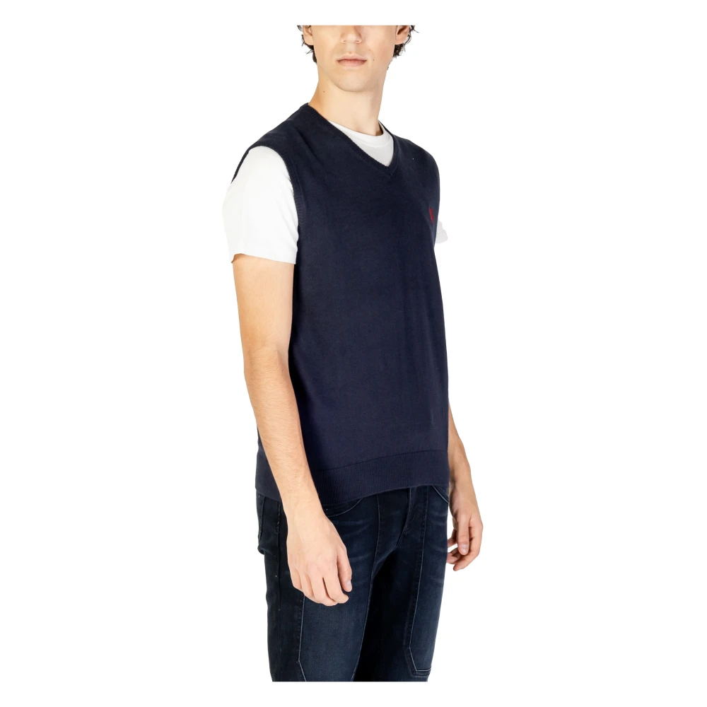 U.s. Polo Assn. Mannen Gebreide Kleding Collectie voor Herfst Winter Blue Heren