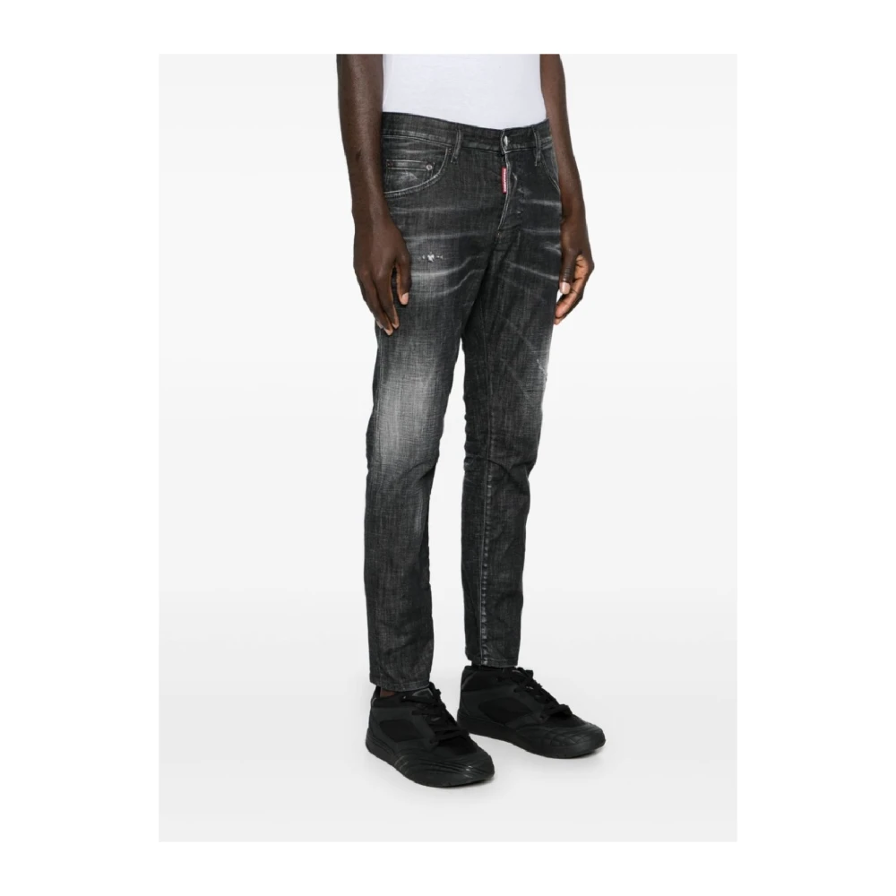 Dsquared2 Stijlvolle Heren 5-Pocket Broek Black Heren