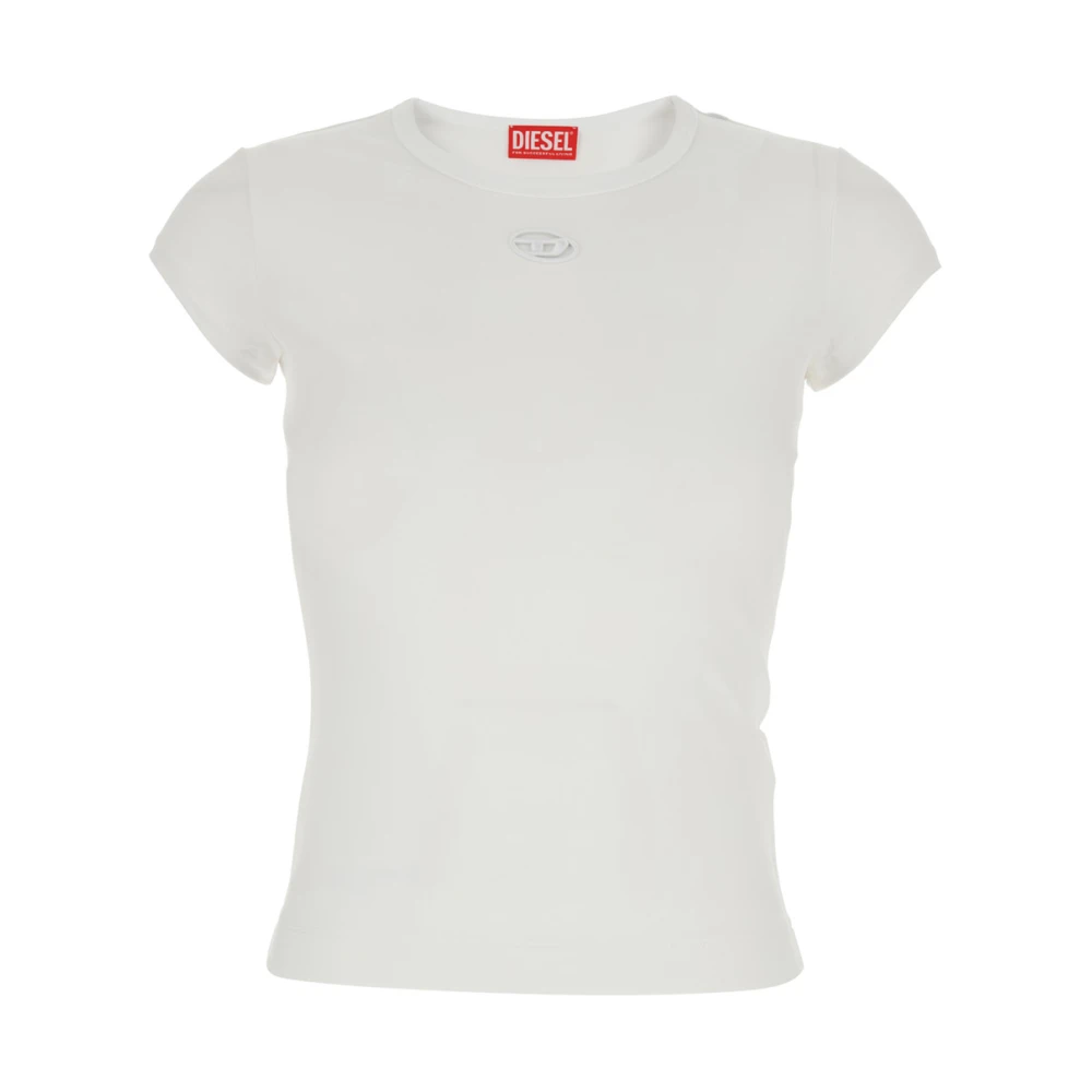 Diesel Women's White T-Shirts, M, T-Angie T-Shirt