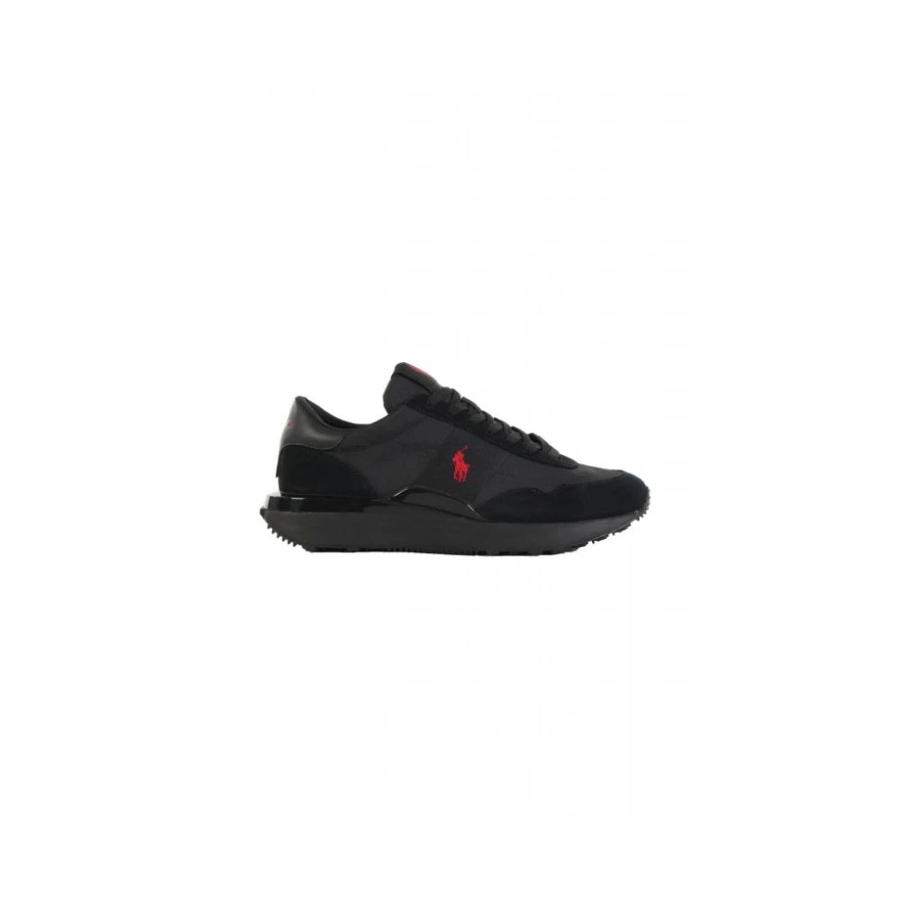 Ralph Lauren Herr Svart Skor 40 Eu, - Skor > Sneakers
