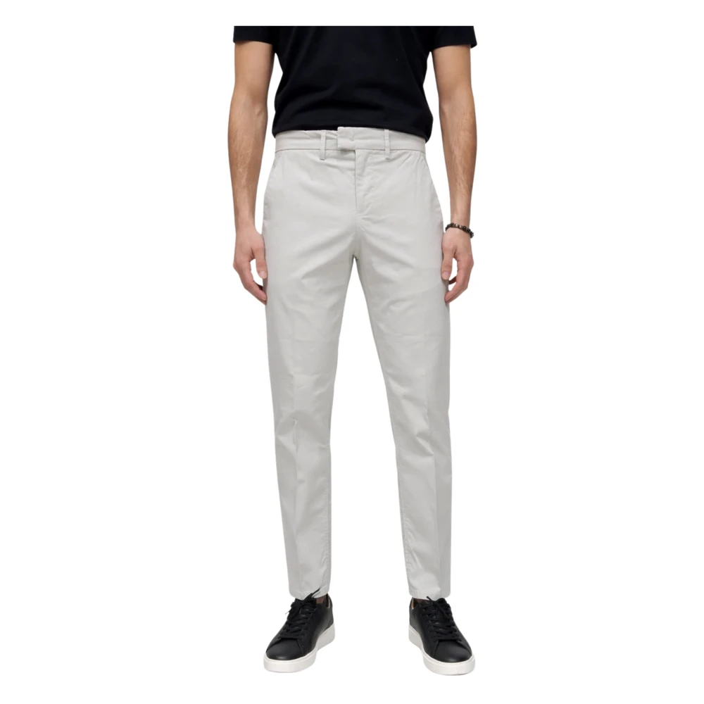 Dondup Uomo Bianco Pantaloni, W34, New,
