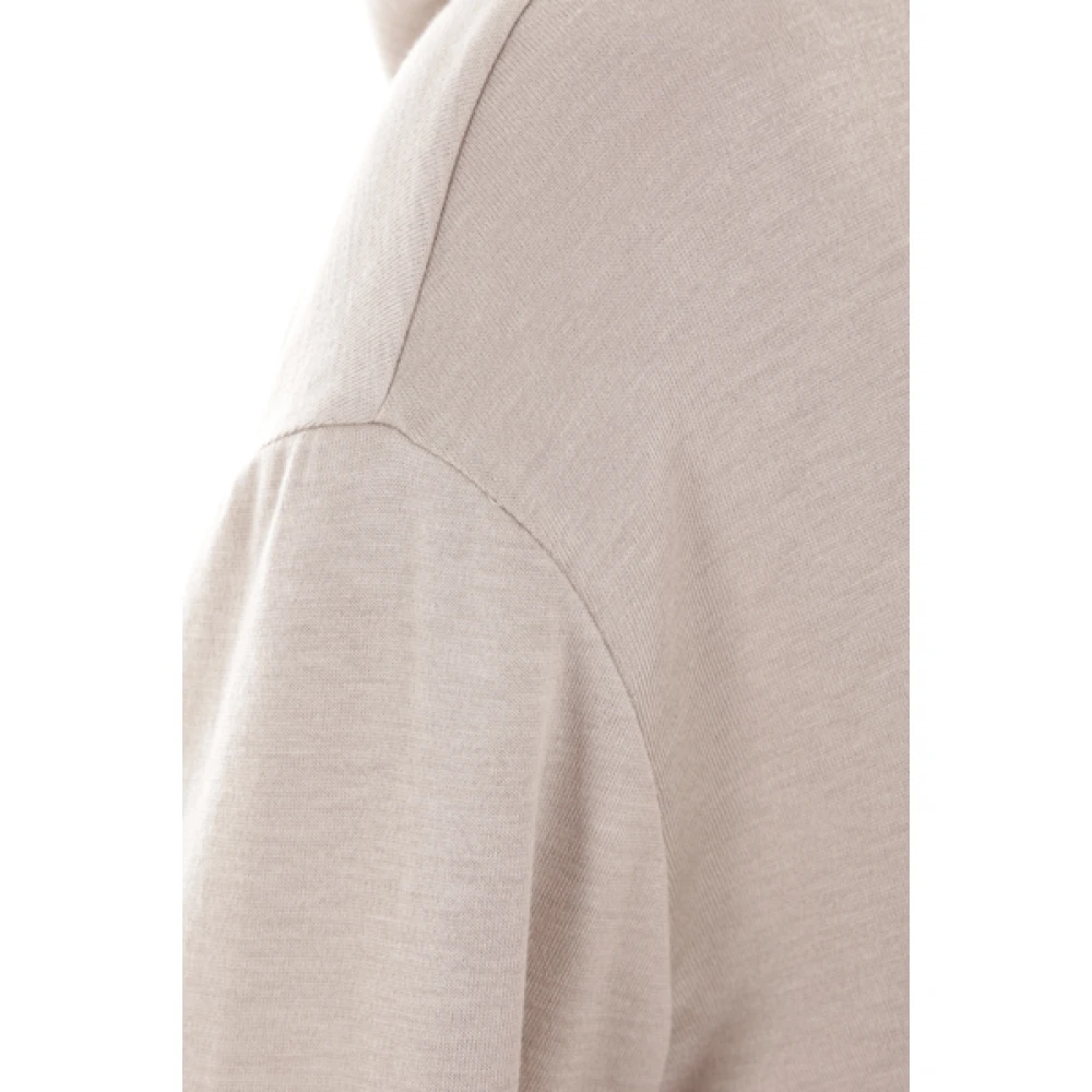 BRUNELLO CUCINELLI Lichtbeige Hoodie met Rits Beige Dames