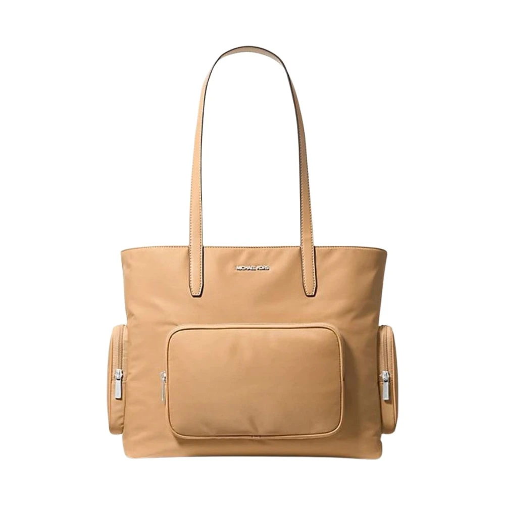 Michael Kors Women's Brown Khai Large Nylon Tote Bag