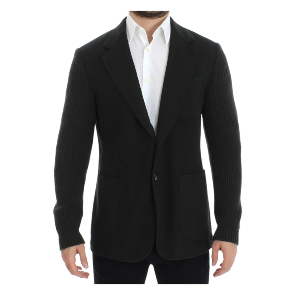 Dolce & Gabbana Men's Green Luxurious Cashmere Martini Blazer