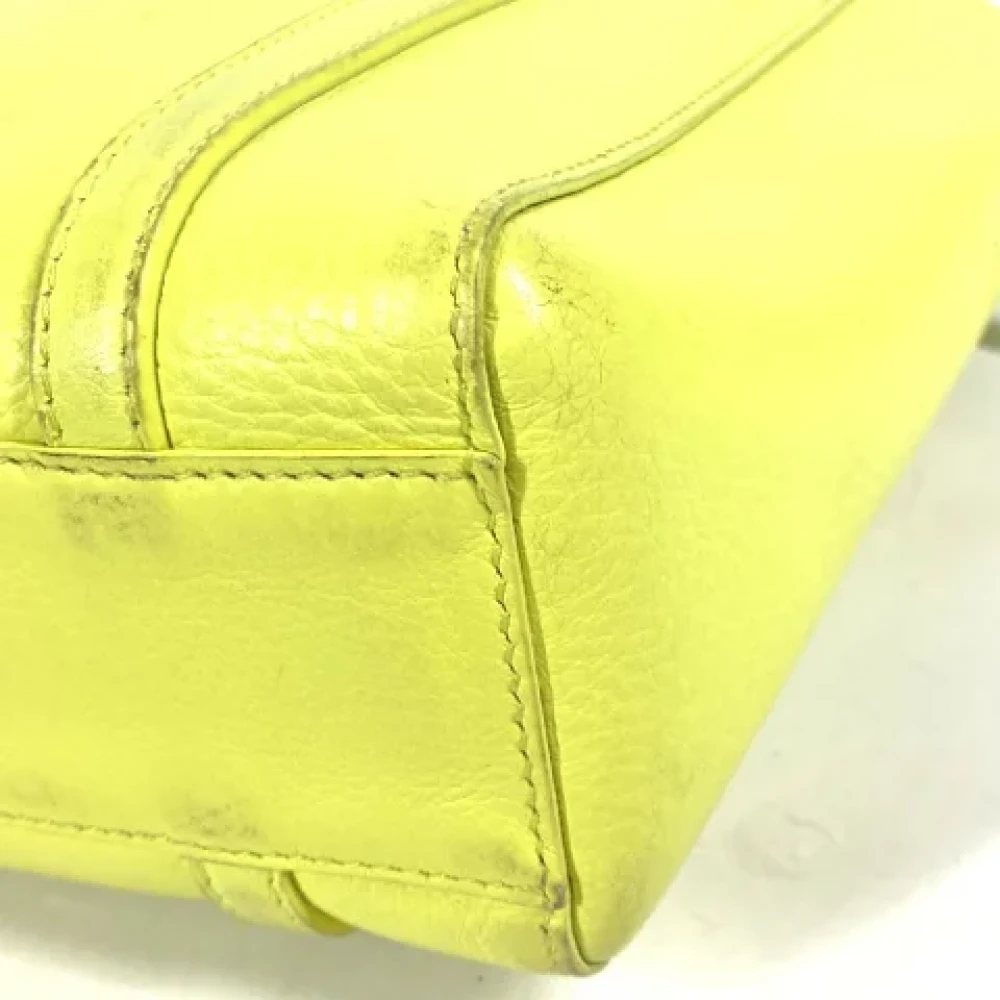 Balenciaga Vintage Pre-owned Leather balenciaga-bags Yellow Dames