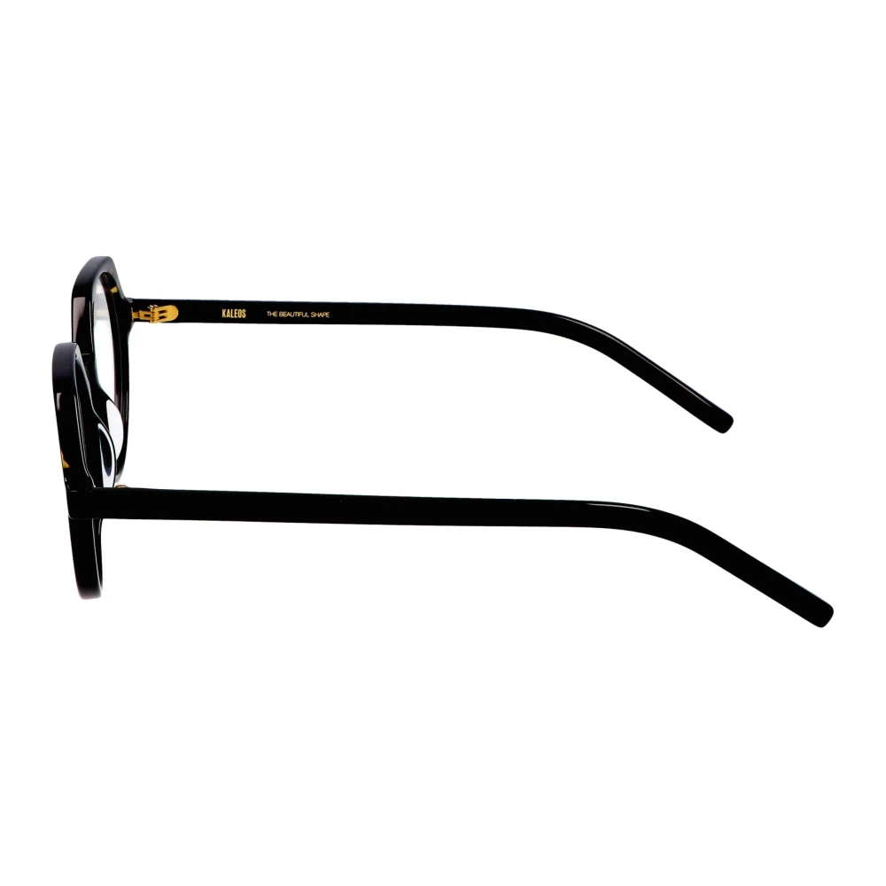 Kaleos Stijlvolle Bril met Onregelmatig Montuur Black Unisex