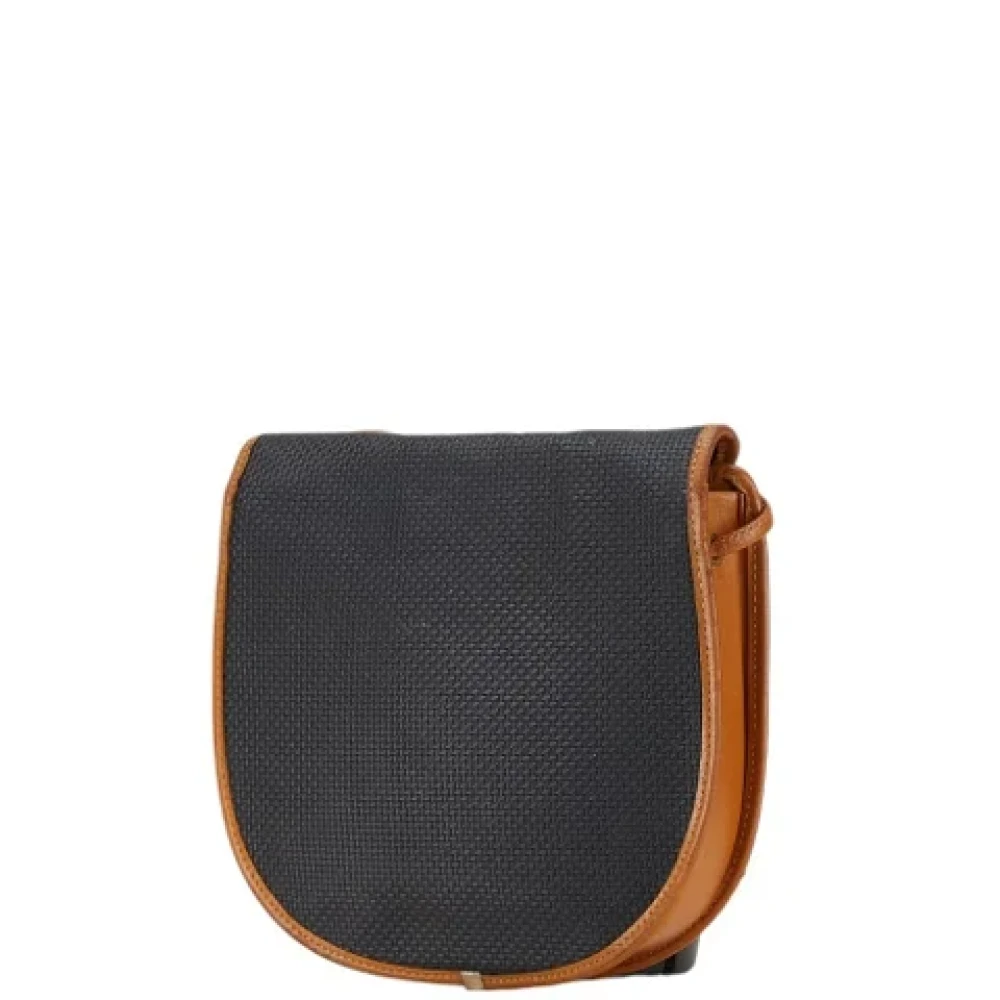 Saint Laurent Vintage Pre-owned Leather shoulder-bags Black Dames
