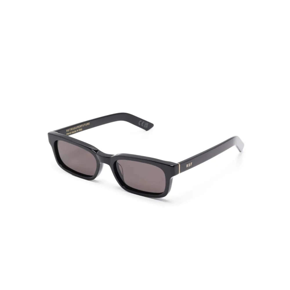 Retrosuperfuture Unisex Black Gesto Sunglasses