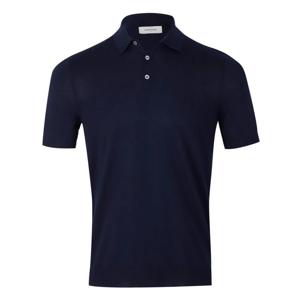 Gran Sasso Stijlvolle Shirts en Polo's Blue Heren