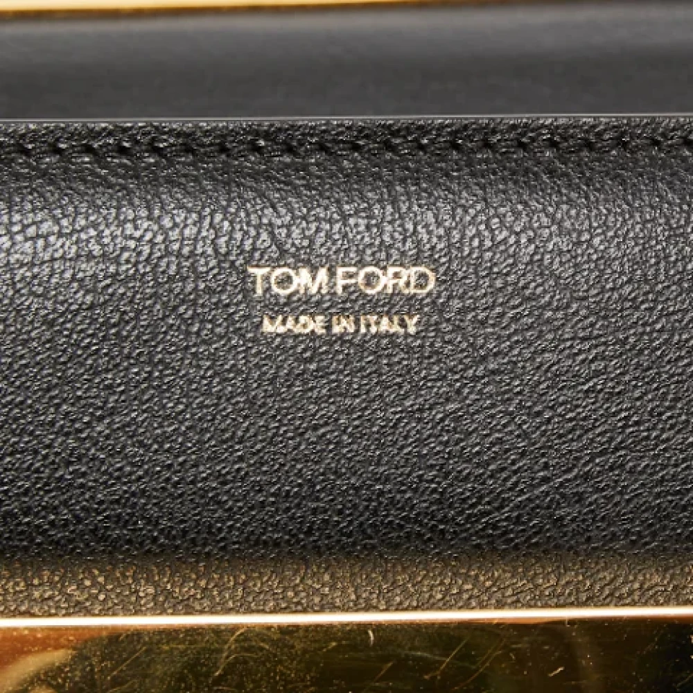 Tom Ford Pre-owned Leather crossbody-bags Black Dames