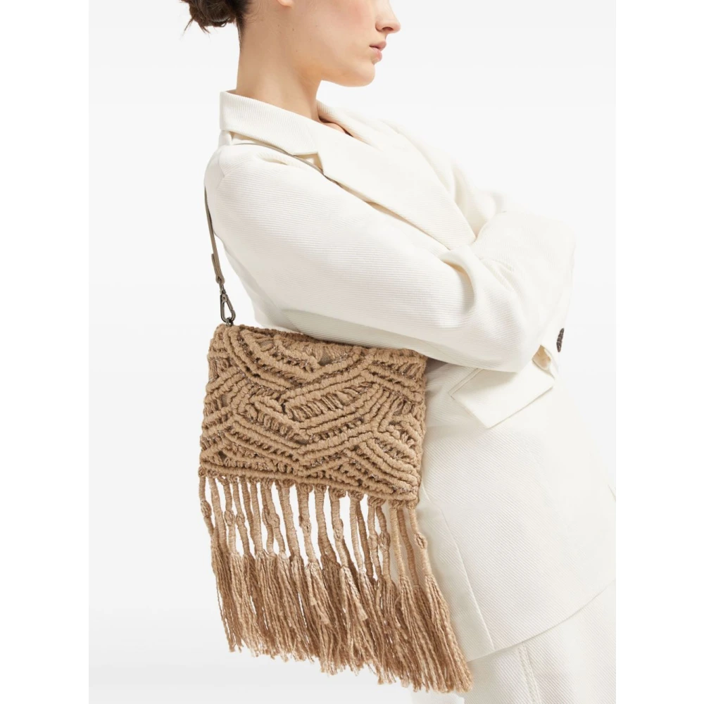 BRUNELLO CUCINELLI Stijlvolle Tassen Collectie Brown Dames