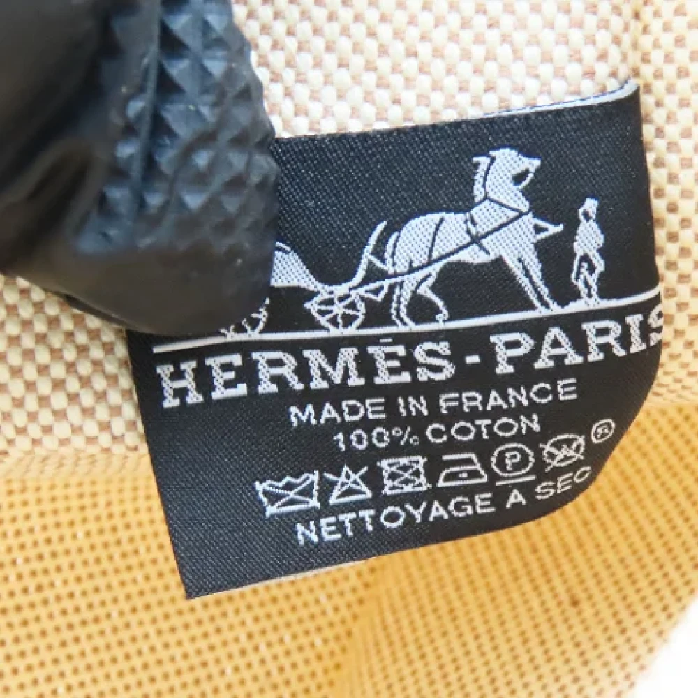 Hermès Vintage Pre-owned Canvas handbags Beige Dames