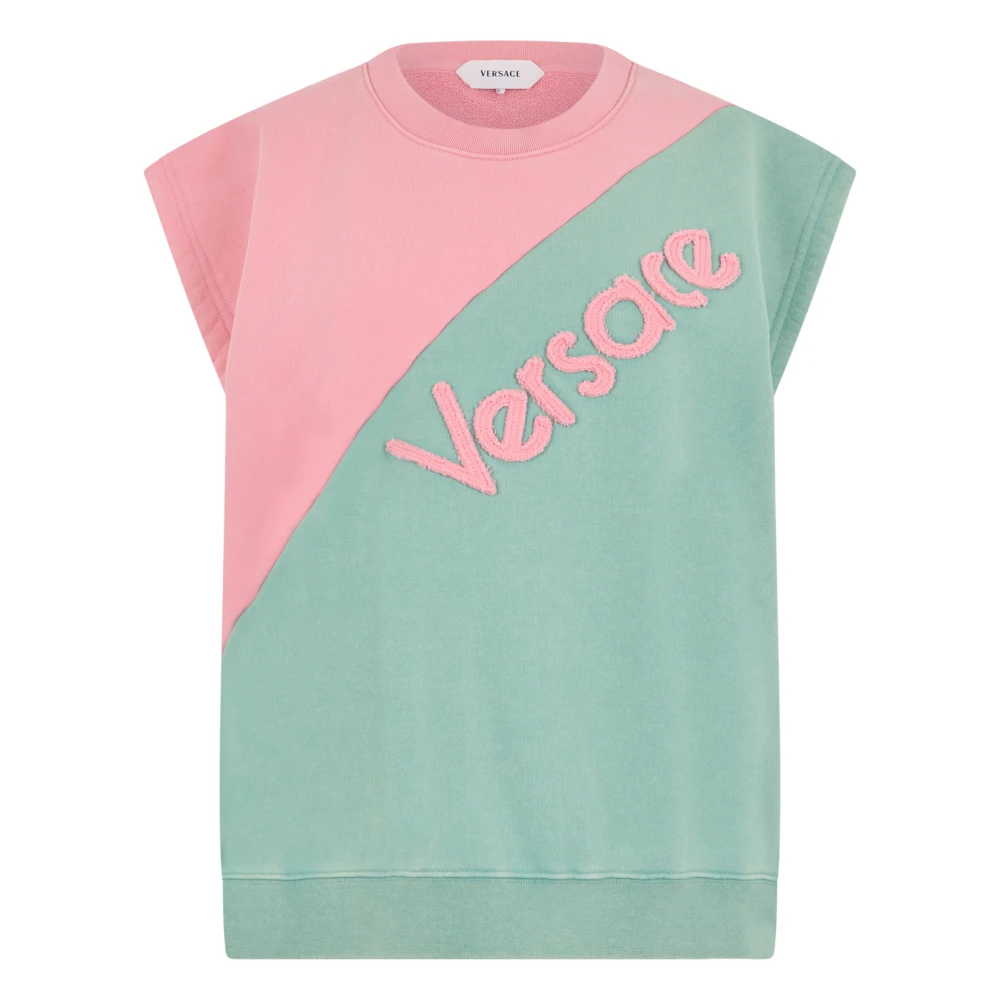 Versace Vrouw Multicolor Tops Dames, Veelkleurig, M, T-Shirts