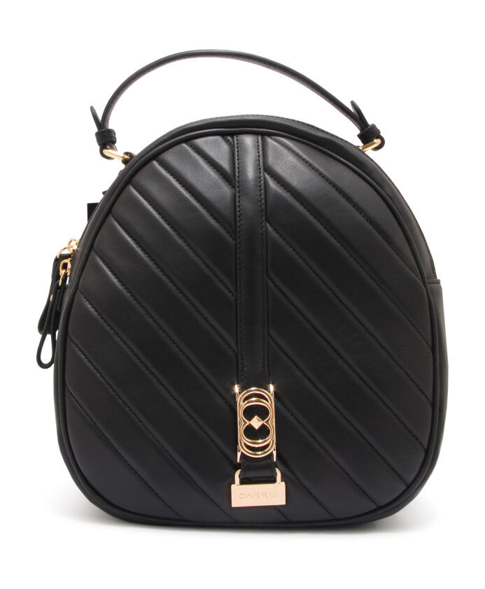 sac-a-dos-ovale-en-cuir-noir-plumar