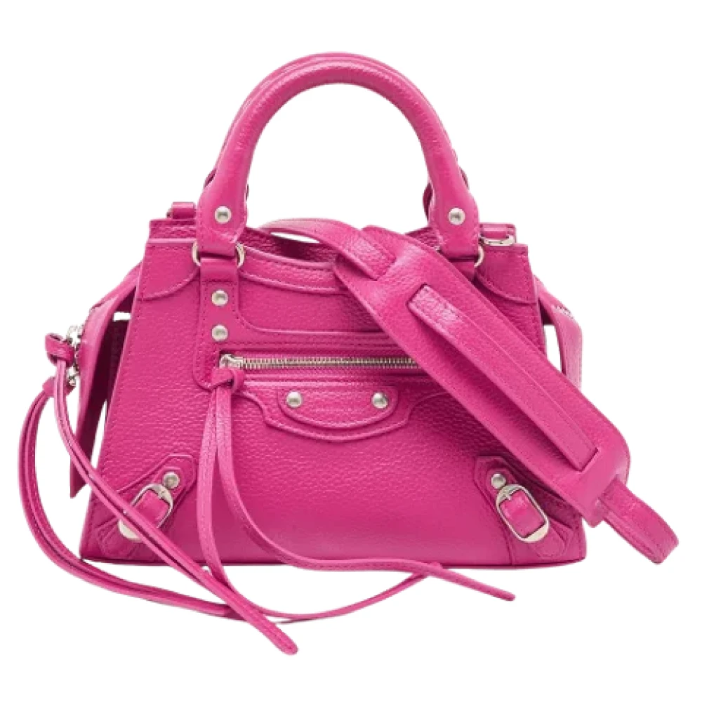 Balenciaga Vintage Pre-owned Leather totes Pink Dames