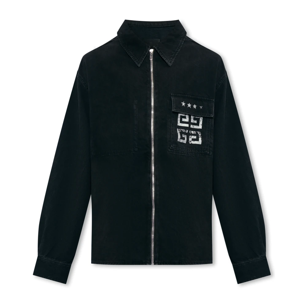 Givenchy Jas met logo Black Heren