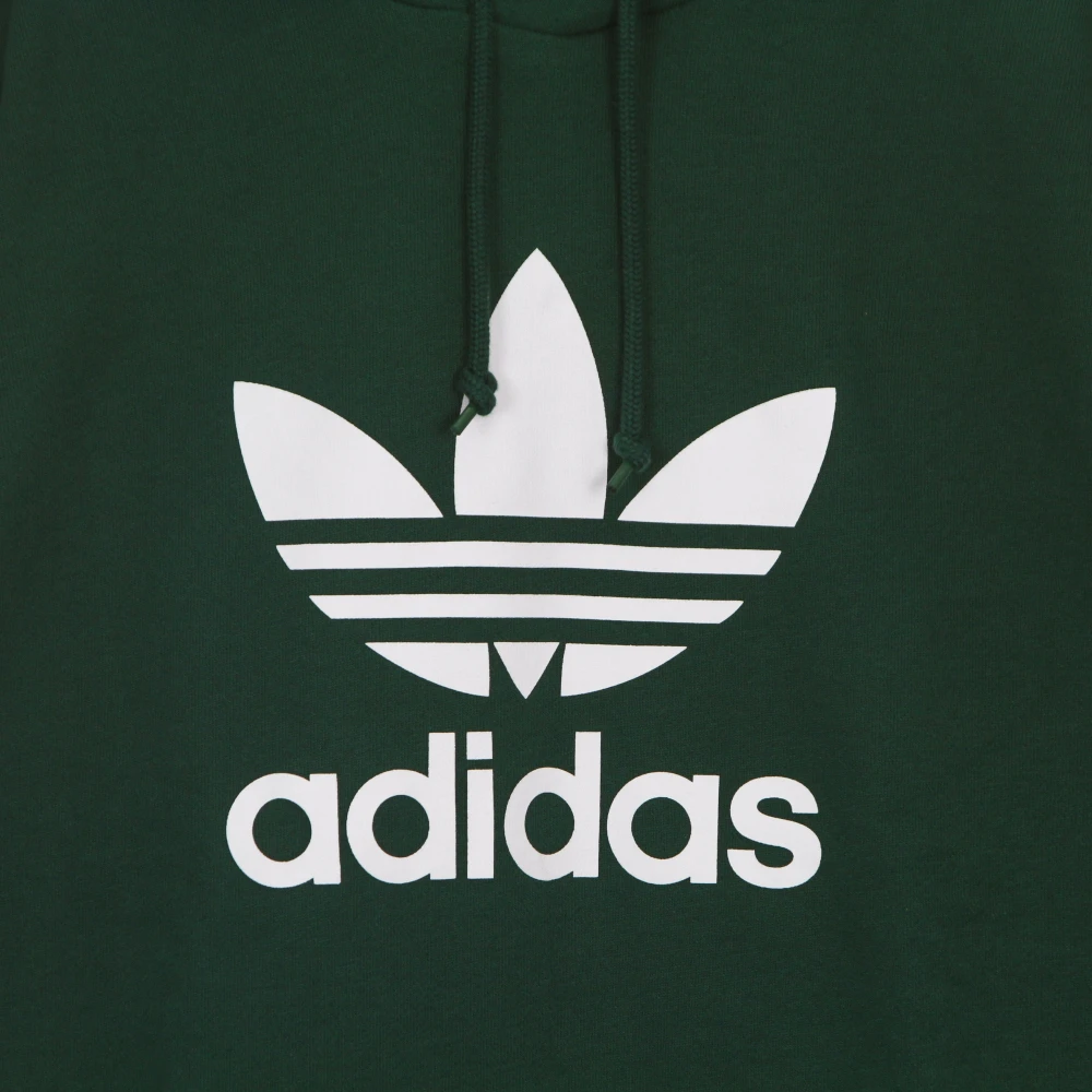 Adidas Groene Hoodie met Kangoeroezak Green Heren