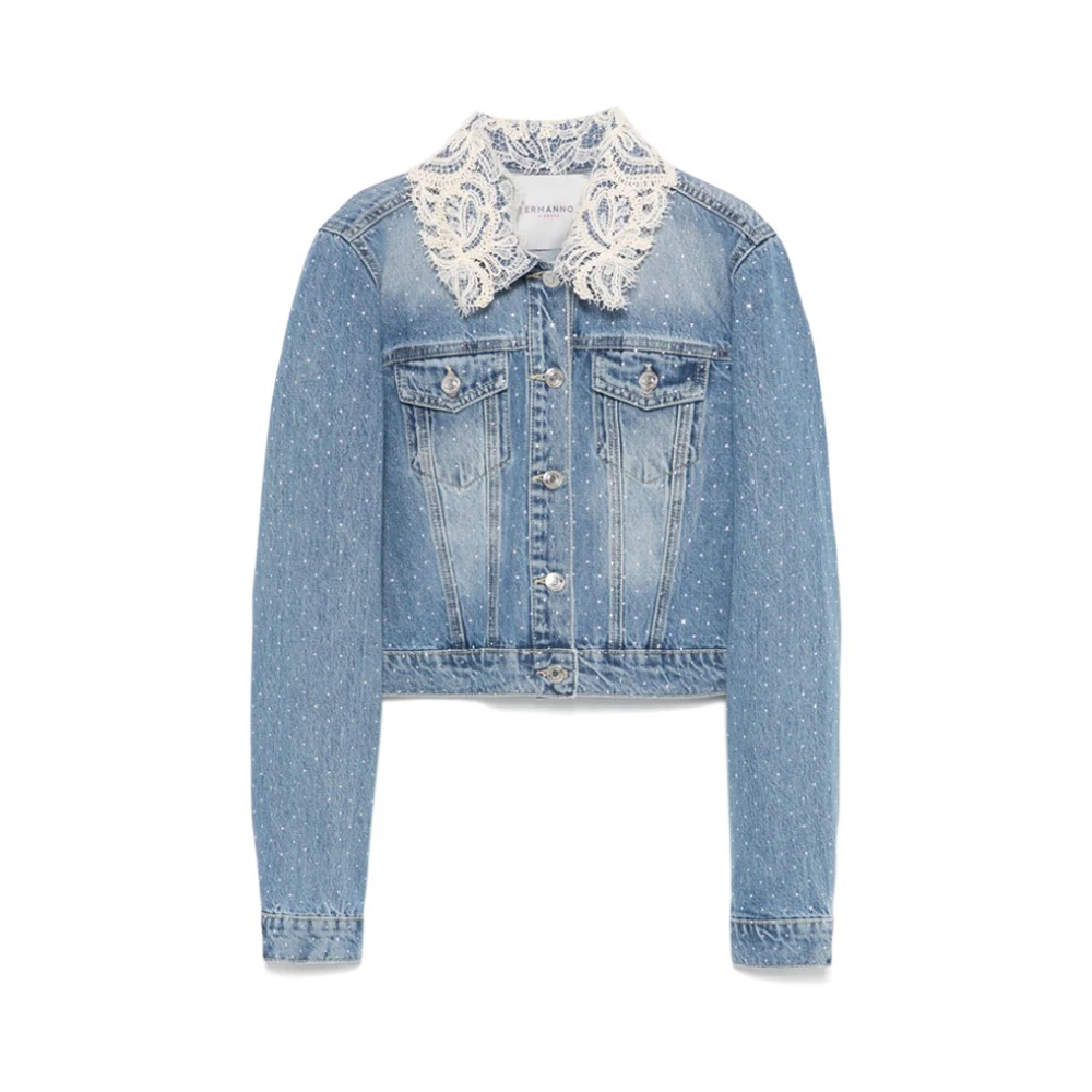 Jackets > Denim Jackets - - Ermanno Scervino - Modalova