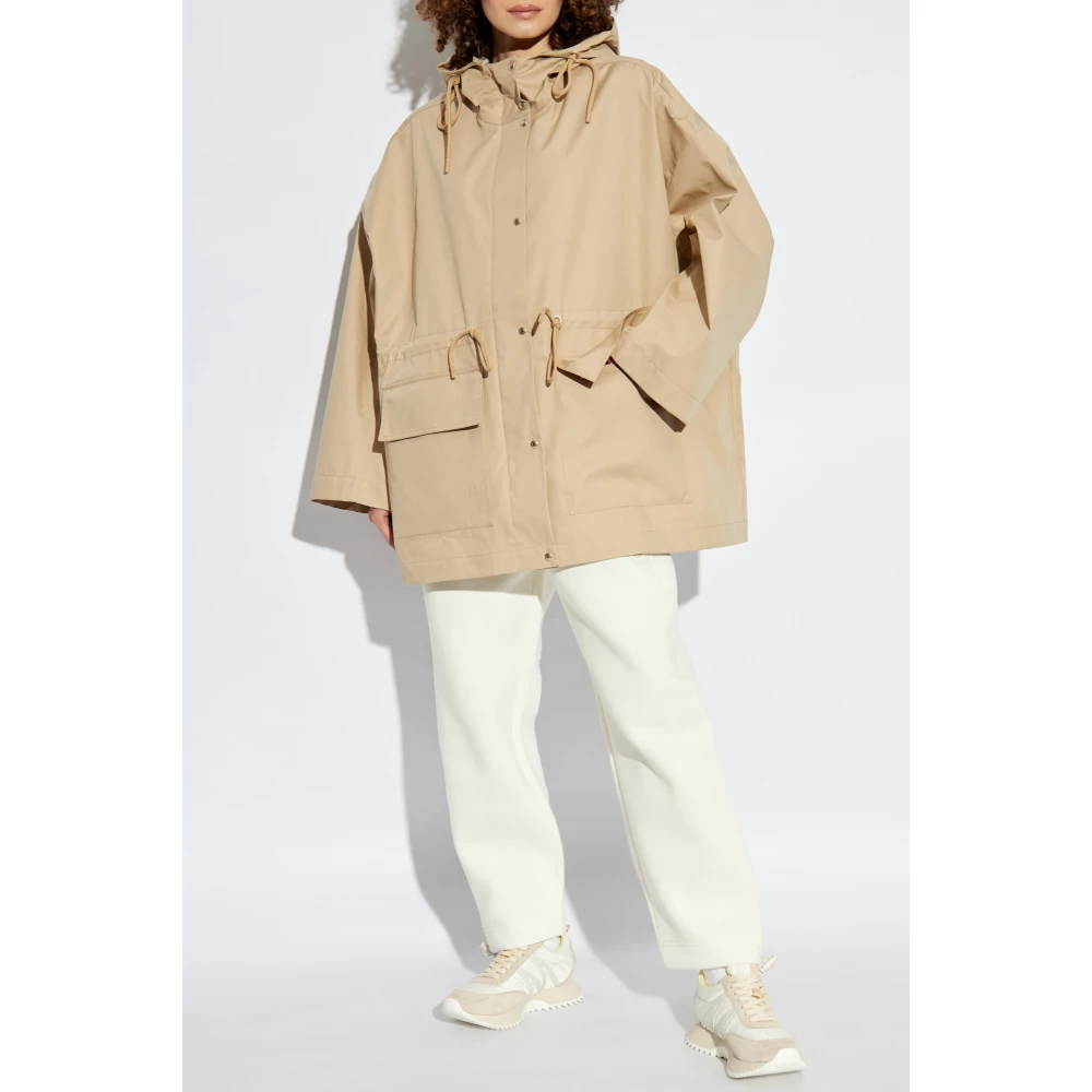Moncler Capuchonjas Beige Dames