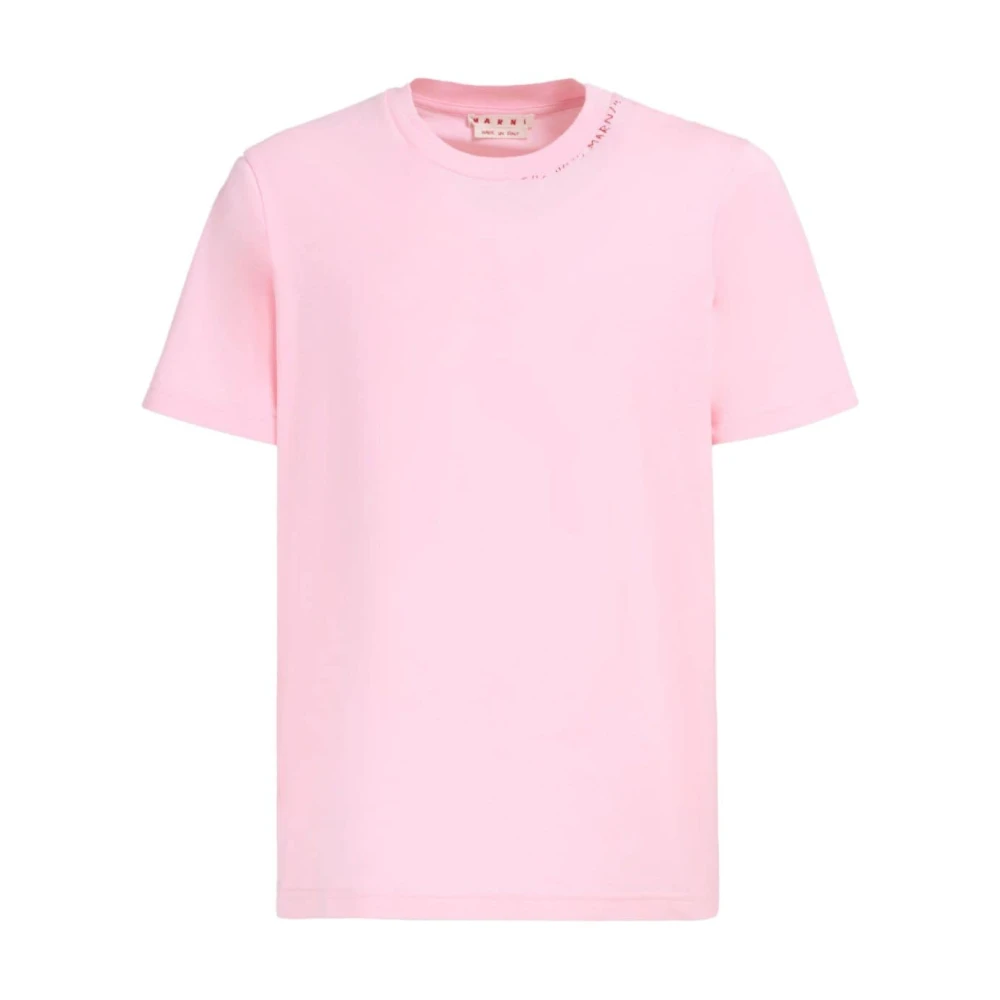 Marni Roze T-shirts en Polos Pink Heren