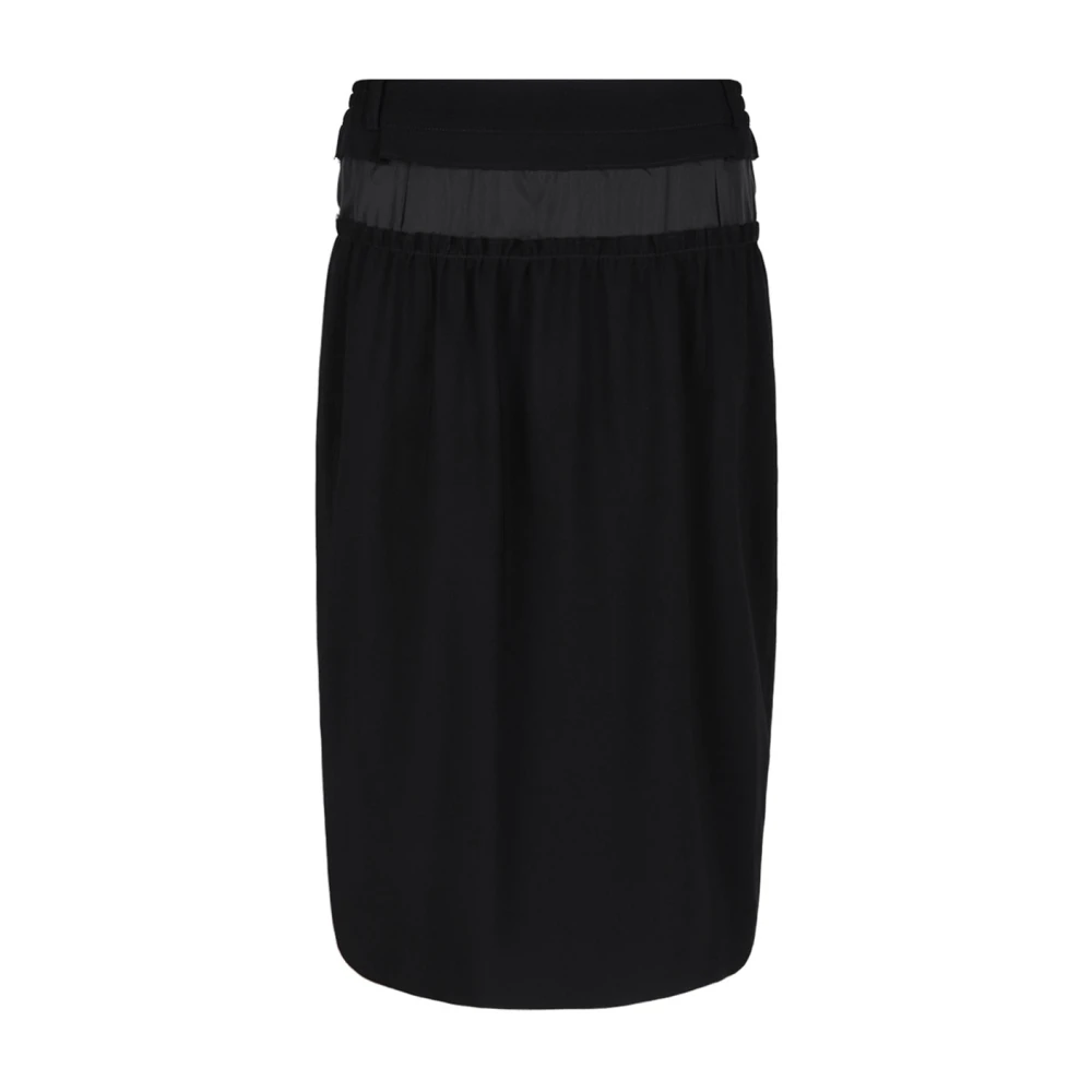Maison Margiela Women's Black Pencil Midi Skirt - Midi Skirts - Xs - Skirts