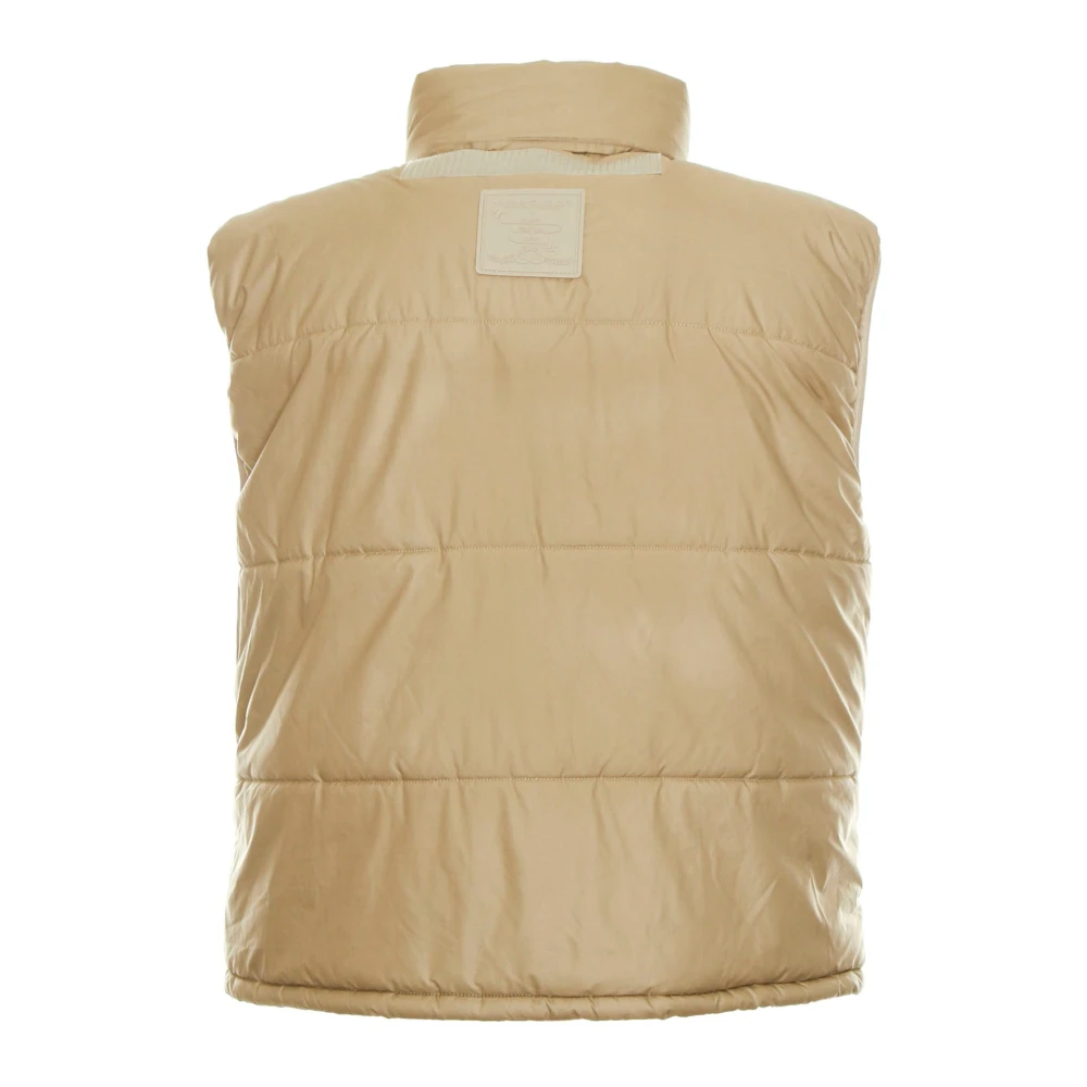 Y Project Sculpturale Wide Leg Jeans Beige Heren