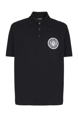 polo-en-coton-imprime-coin