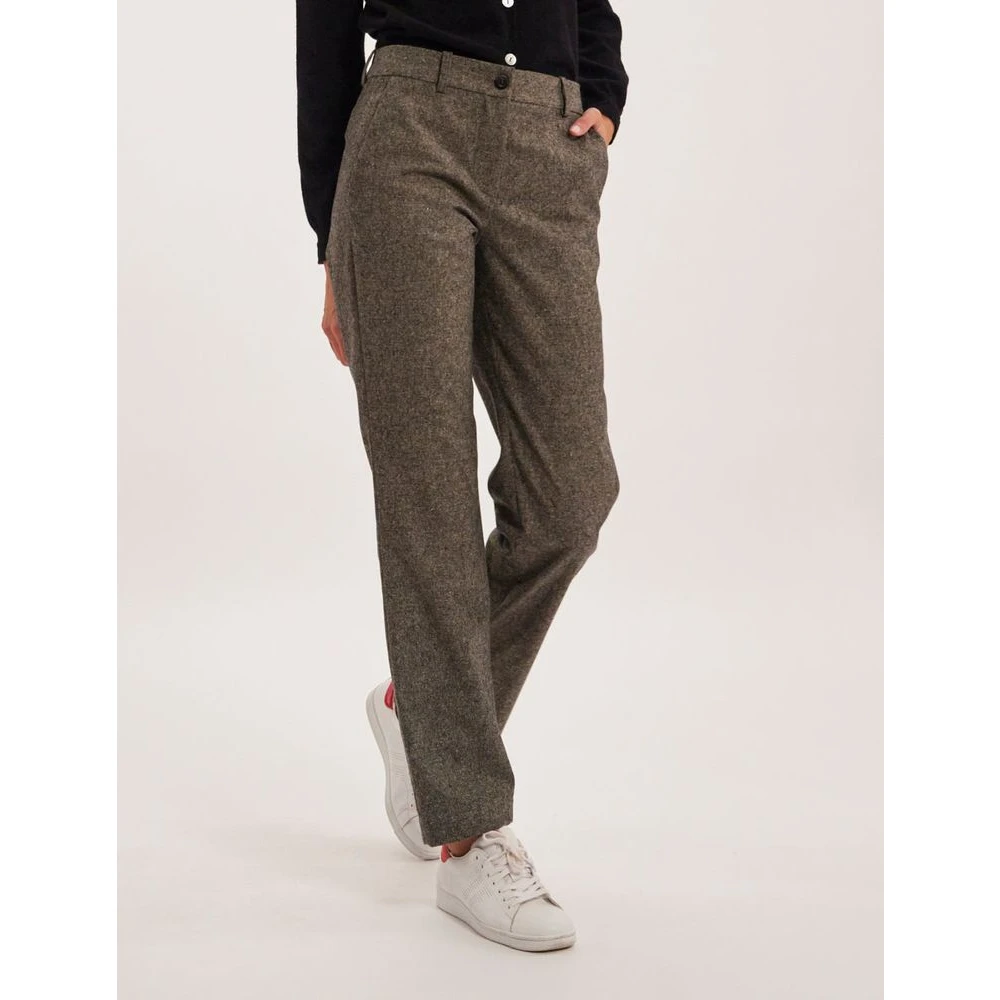 Ines De La Fressange Paris Francisco broek grijs Gray Dames