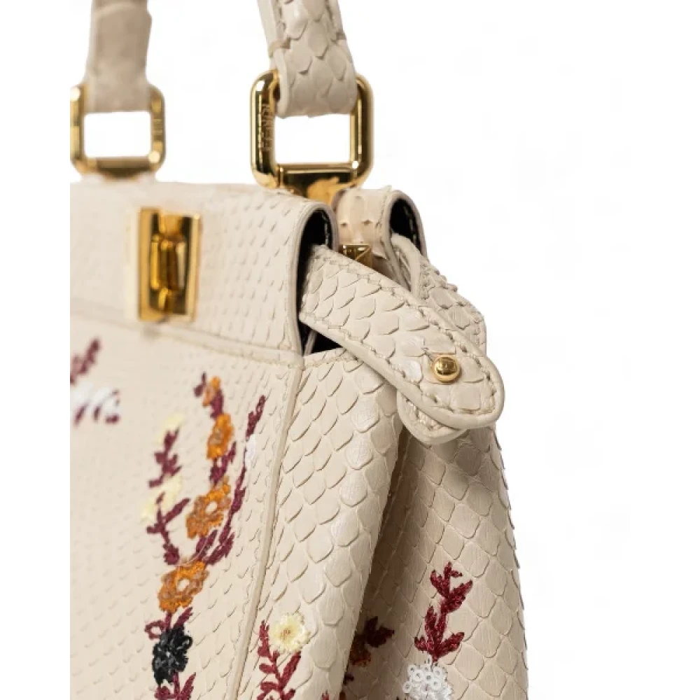 Fendi Vintage Pre-owned Fabric crossbody-bags Beige Dames