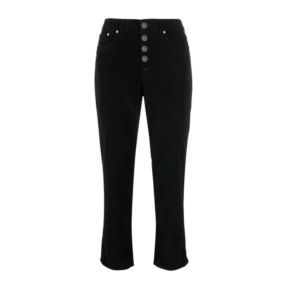 Dondup 999 Nero `Koons Bot Gioie` Skinny Jeans Black Dames