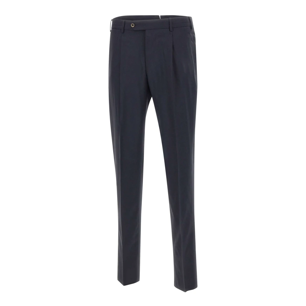 Pt Torino Mannelijk Blauw Broeken Heren, 2XL, Wol, Slim-Fit Broek