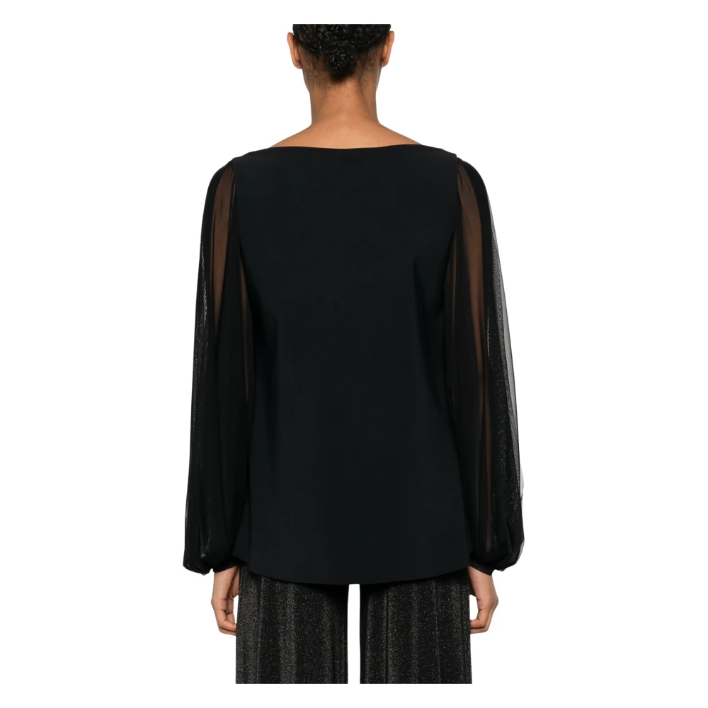 Chiara Boni Illusion Blouse voor alle seizoenen Black Dames