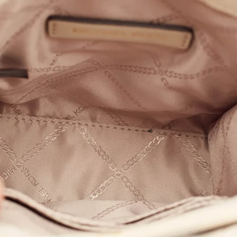Michael Kors Pre-owned Canvas crossbody-bags Beige Dames