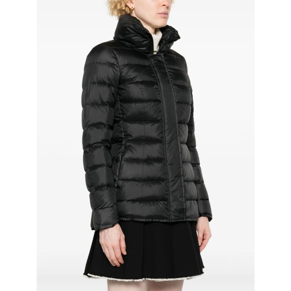 Peuterey Zwarte Gewatteerde Donsjas Black Dames