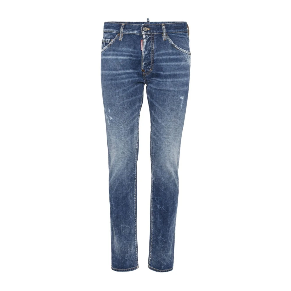 Dsquared2 Blue Slim Fit Jeans, Male, L, Denim Men's Trousers