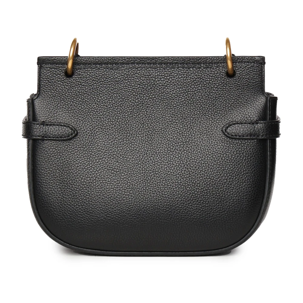 Mulberry Zwarte leren schoudertas met Rider's Lock Black Dames