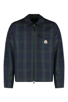 check-motif-cotton-shirt