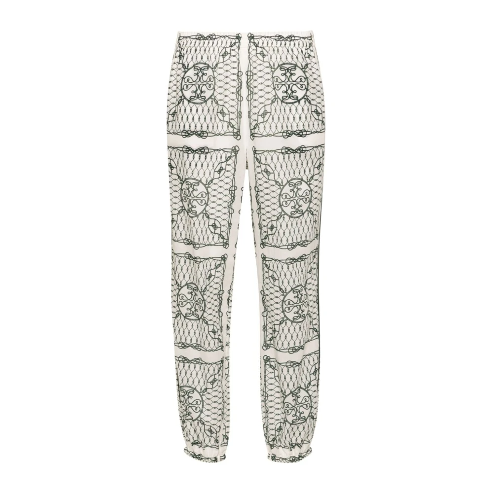 TORY BURCH Straight Trousers White Dames
