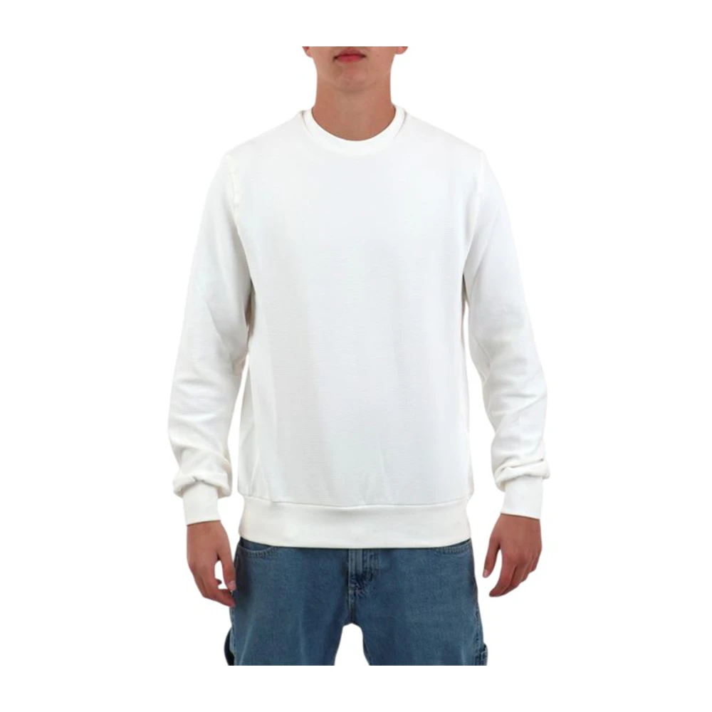 Colmar Elegante witte sweatshirt met tonaal logo White Heren