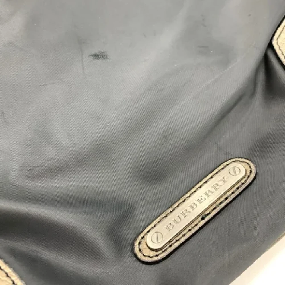 Burberry Vintage Pre-owned Leather shoulder-bags Black Dames