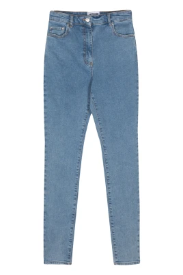 Blå Skinny Jeans Casual Stil