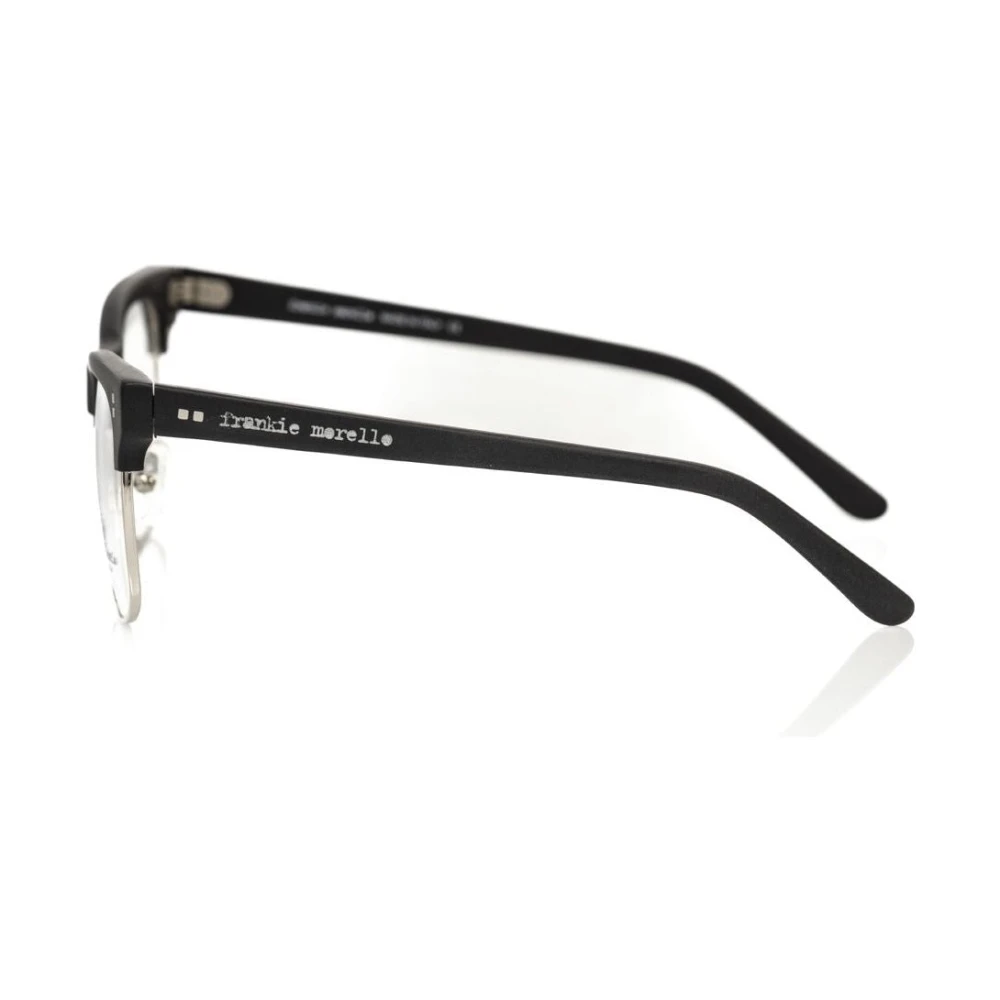Frankie Morello Clubmaster Bril Tijdloze Elegantie Black Heren